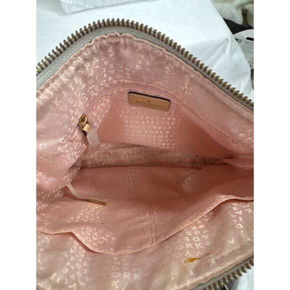 kate spade New York Penn Place Keisha Crossbody Bag, Gray, White - Picture 7 of 12